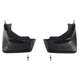 Брызговики задние формованные Mopar 82219073AA для RAM 1500 (2025–2026) с заводскими расширителями арок