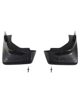 Брызговики задние формованные Mopar 82219073AA для RAM 1500 (2025–2026) с заводскими расширителями арок