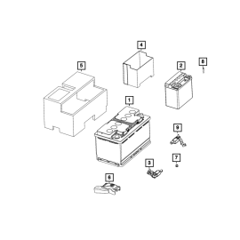 Датчик состояния аккумулятора (Battery Sensor) Mopar 68613208AB для RAM 1500 (2022-2026)