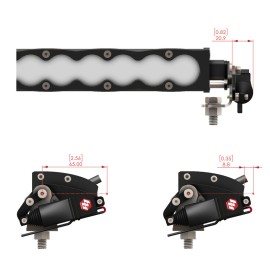 Комплект электроприводов REFLEX™ Light Actuator Kit – Baja Designs (80-0013) для S8 Light Bar 10″