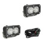 Комплект светодиодных фар Baja Designs S2 Sport Black, широкий боковой луч (Wide Cornering), арт. 547805