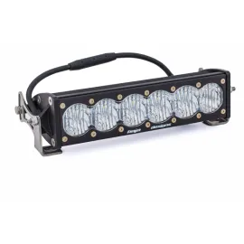 Светодиодная балка Baja Designs OnX6+ Straight 10″, широкий луч Wide Cornering, прозрачные линзы, арт. 451004